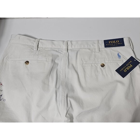 Polo Ralph Lauren Cotton Chino Pants Sailing Sailor Yacht Boating Artist Drawing - Picture 15 of 16